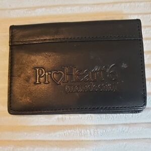 FREE W/ PURCHASE Leeman ProHeart 6 Black 3 Pocket Wallet